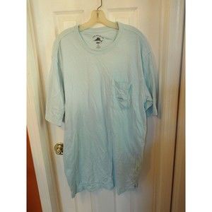 Joe Marlin Unwind Light Blue Pocket T-shirt XL 100% Cotton Long